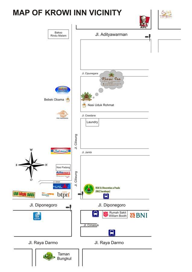Krowi Inn Surabaya Bagian luar foto